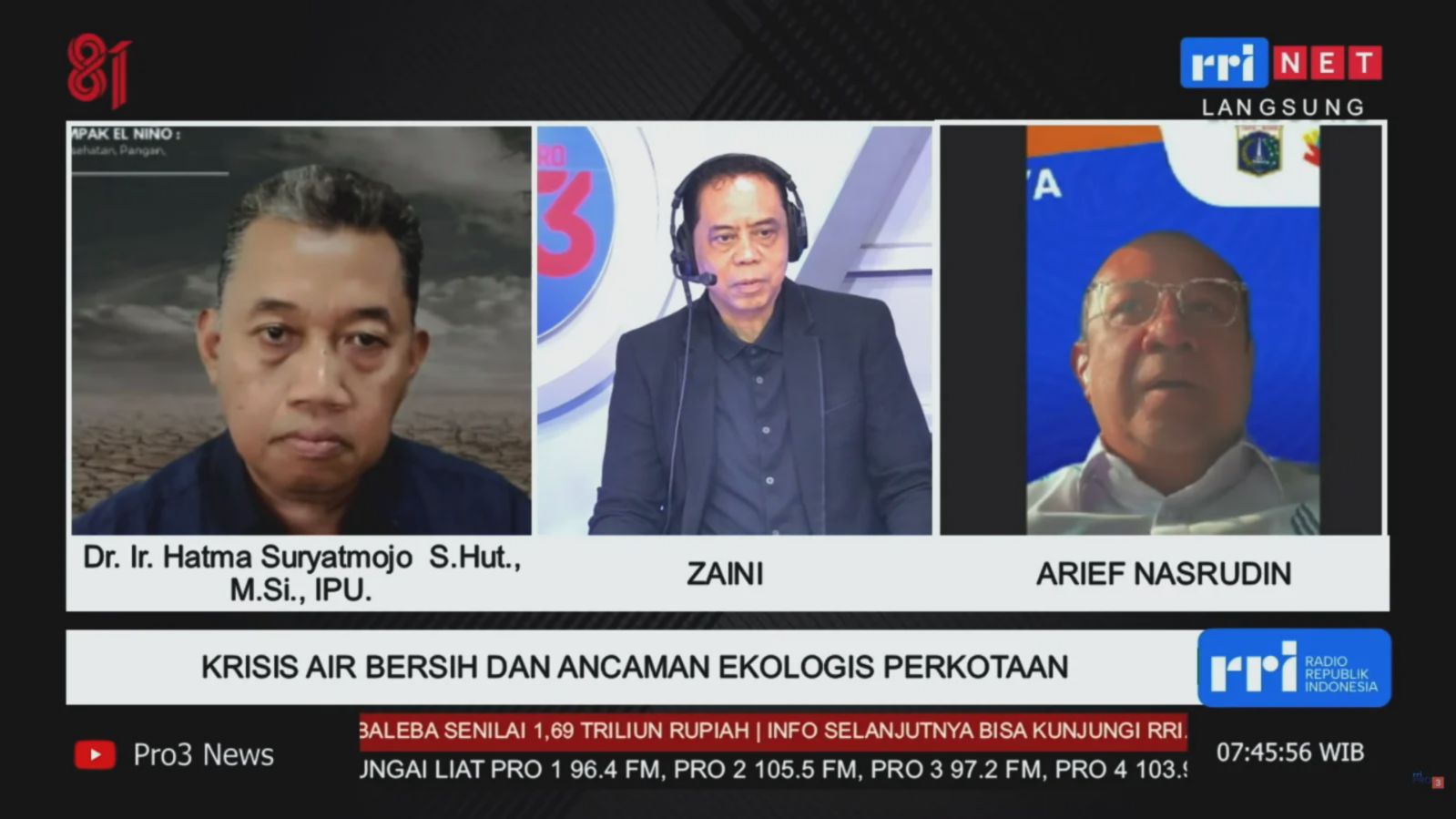 Krisis Air Kota Berakar dari Kerusakan Hulu DAS