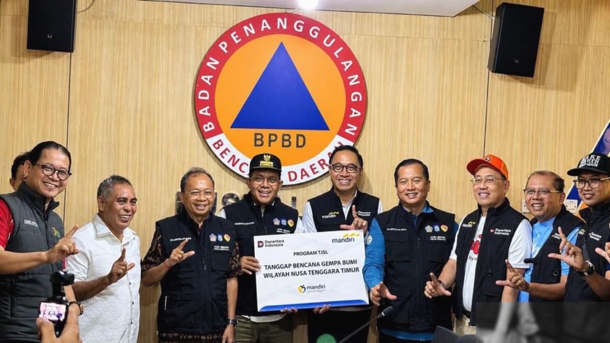 Sinergi BNPB, Pemprov, dan Bank Mandiri Tangani Bencana di NTT