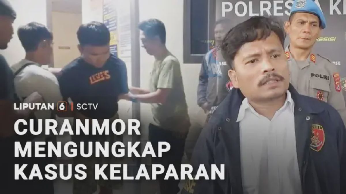 Polisi Kendari Tangkap Pencuri Motor dan Iba pada Keluarganya