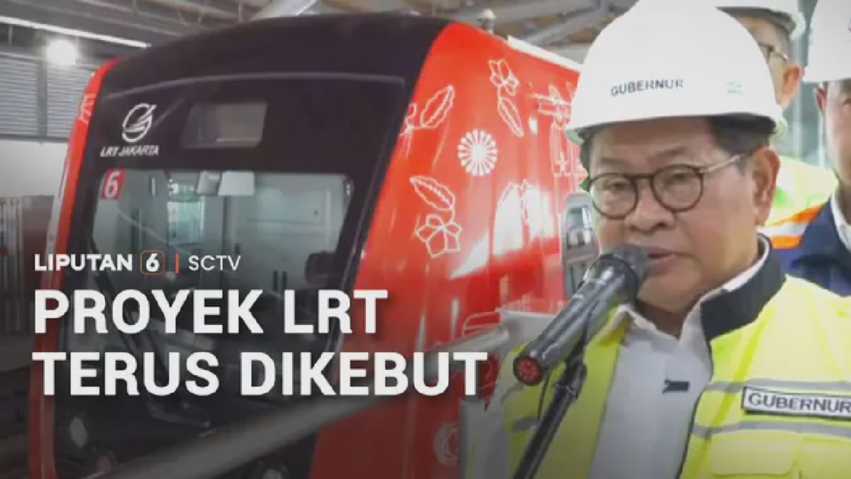 Pemprov Jakarta Lanjutkan Proyek LRT hingga Dukuh Atas