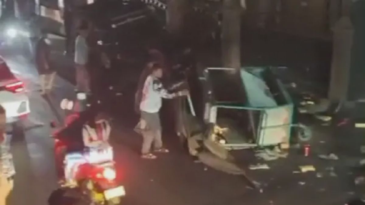 Jip Lupa Rem Tangan Seruduk Pedagang, Lima Orang Terluka