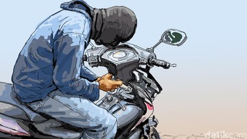 Maling Motor Bersenjata di Tangerang Ditangkap, Hasil Curian Dijual Murah