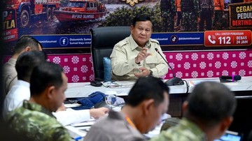 Prabowo Siapkan 1.000 Perwira TNI-Polri Perkuat Penanganan Karhutla Sumsel