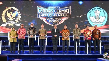 Buka Grand Final LCC Empat Pilar, Ketua MPR Tekankan Pesan Ini ke Peserta