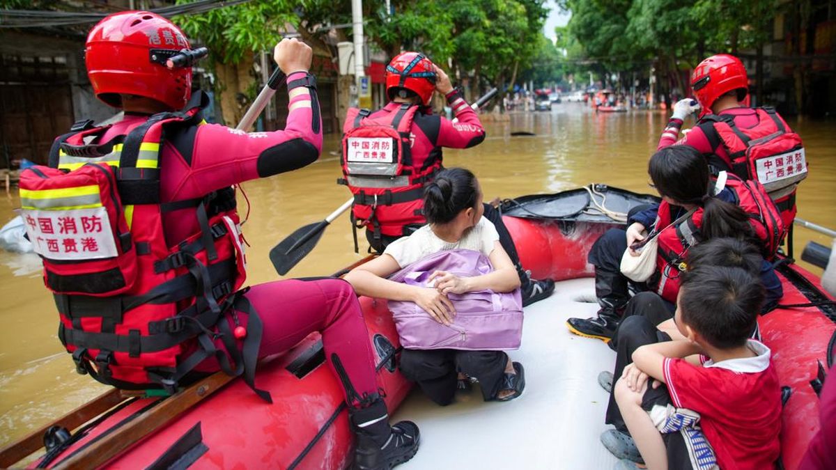 Potret Negara Xi Jinping Lumpuh Digulung Banjir, Hujan Turun Terus