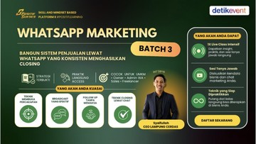 Maksimalkan Penjualan di Whatsapp, Ikut Program Whatsapp Marketing di Sini