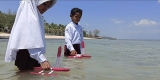 Lepas Perahu Gabah ke Laut, Siswa Kepulauan Aru Titip Pesan ke Presiden Prabowo